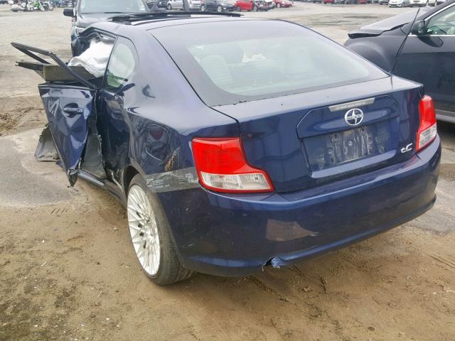 JTKJF5C73C3039170 - 2012 TOYOTA SCION TC ლურჯი ფოტო 3