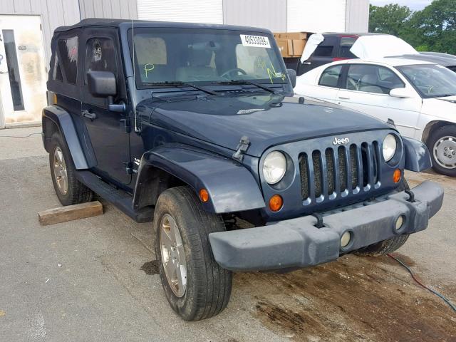 1J8FA54107L135729 - 2007 JEEP WRANGLER S GRAY photo 1