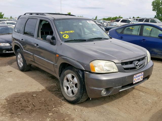 4F2YZ94154KM10383 - 2004 MAZDA TRIBUTE LX GRAY photo 1