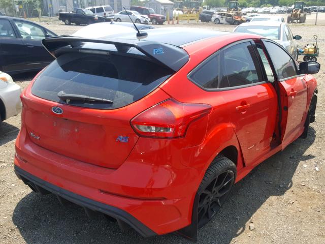 WF0DP3TH1J4127721 - 2018 FORD FOCUS RS RED photo 4
