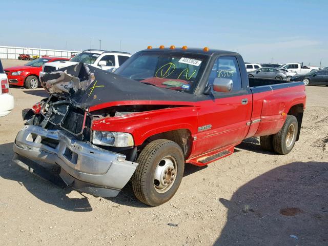 1B7MC36C3SS142488 - 1995 DODGE RAM 3500 BLACK photo 2