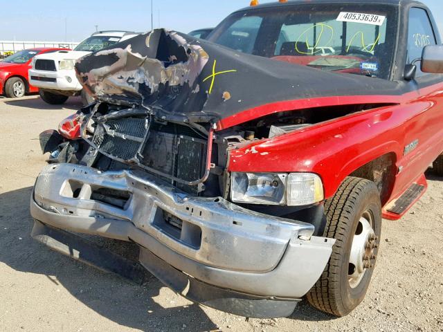 1B7MC36C3SS142488 - 1995 DODGE RAM 3500 BLACK photo 9