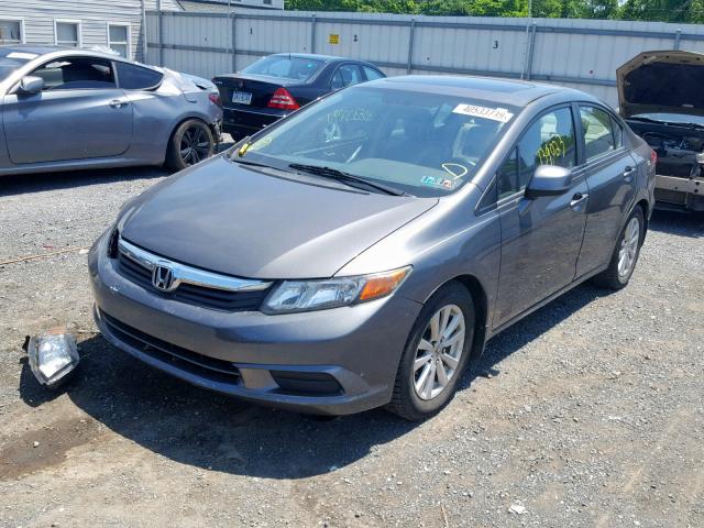 2HGFB2F97CH507582 - 2012 HONDA CIVIC EXL 灰色 照片 2