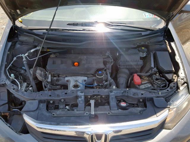 2HGFB2F97CH507582 - 2012 HONDA CIVIC EXL 灰色 照片 7