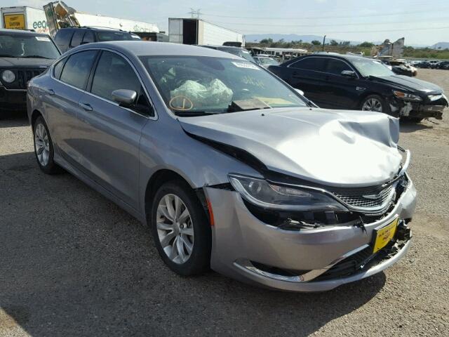 1C3CCCCB3FN602412 - 2015 CHRYSLER 200 C SILVER photo 1