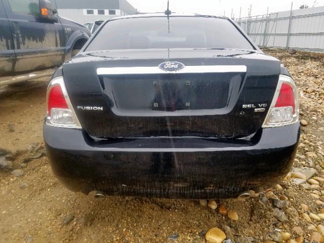 3FAHP02177R143404 - 2007 FORD FUSION SEL BLACK photo 9