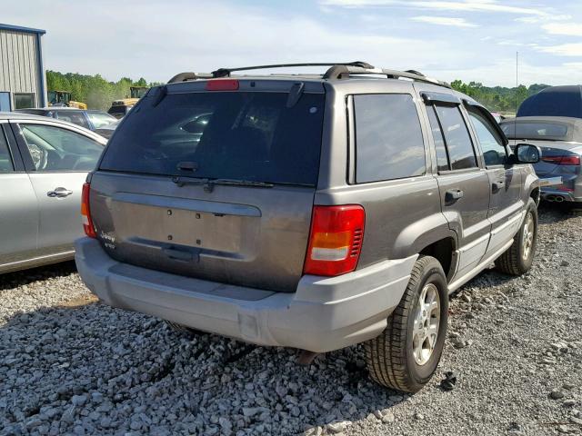 1J4G248S9YC146049 - 2000 JEEP GRAND CHER GRAY photo 4