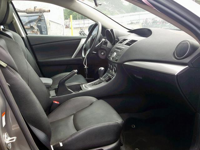 JM1BL1H69A1288966 - 2010 MAZDA 3 S GRAY photo 5