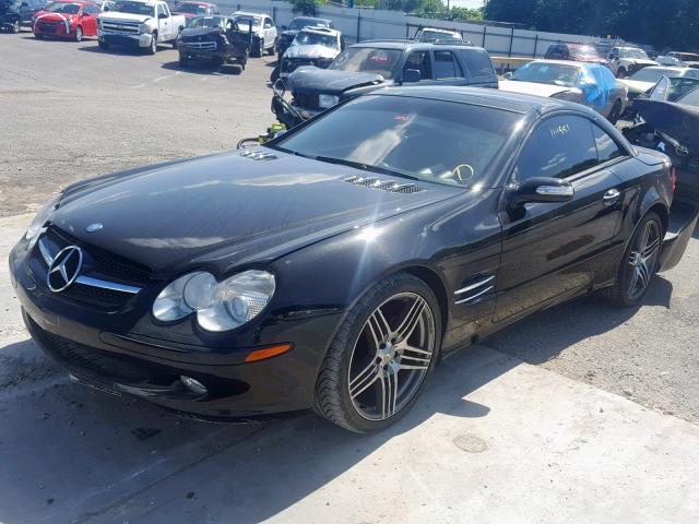 WDBSK75F45F103806 - 2005 MERCEDES-BENZ SL 500 BLACK photo 2