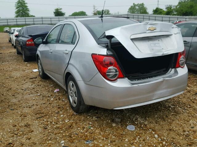 1G1JA5SH1E4235341 - 2014 CHEVROLET SONIC LS 银色 照片 3