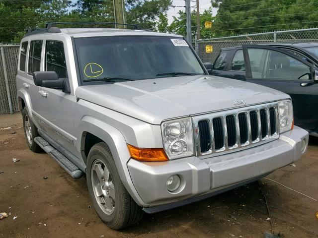 1J4RG4GK1AC127920 - 2010 JEEP COMMANDER SILVER photo 1
