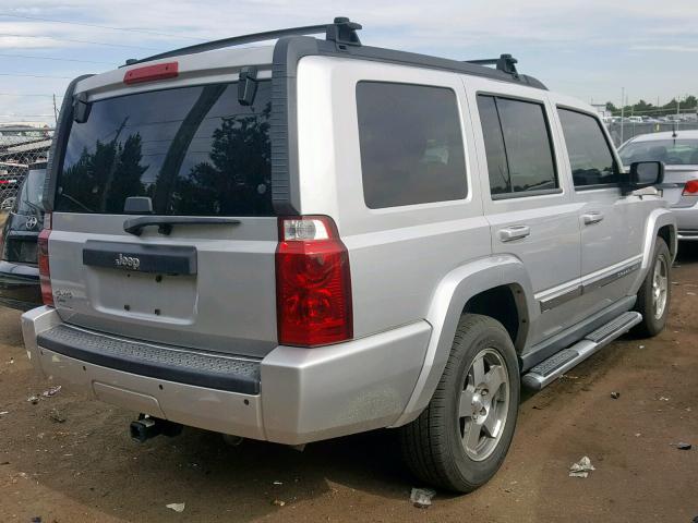 1J4RG4GK1AC127920 - 2010 JEEP COMMANDER SILVER photo 4