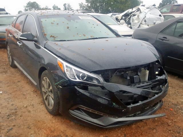 5NPE34AF6HH527238 - 2017 HYUNDAI SONATA SPO BLACK photo 1