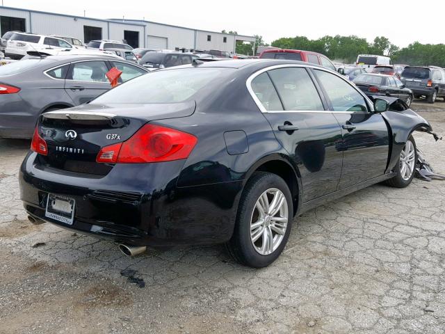 JN1CV6AR7DM766601 - 2013 INFINITI G37 BLACK photo 4