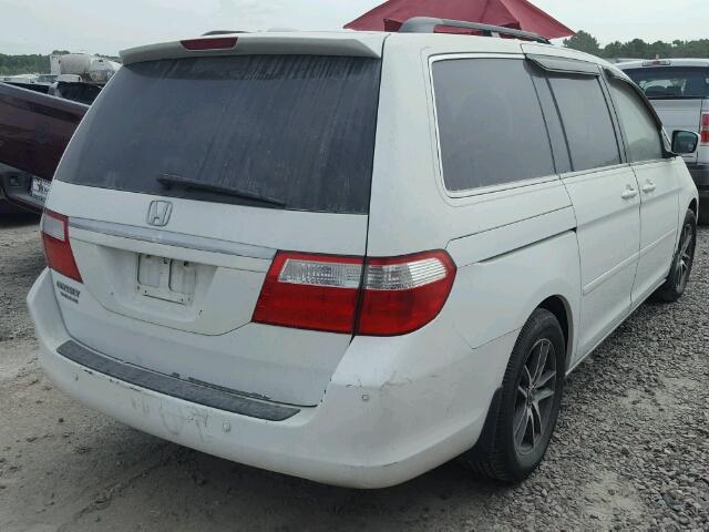 5FNRL38876B036286 - 2006 HONDA ODYSSEY TO WHITE photo 4