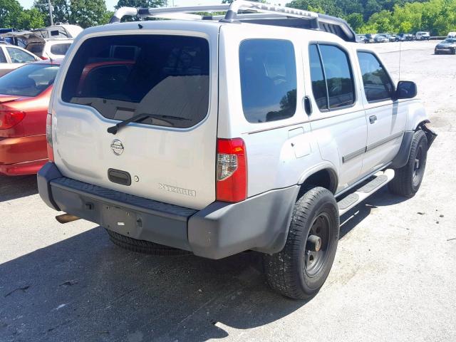 5N1ED28T64C637432 - 2004 NISSAN XTERRA XE GRAY photo 4