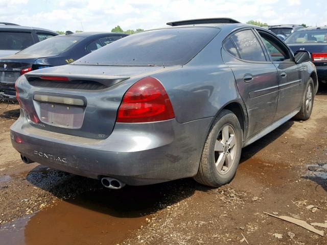 2G2WS522651154941 - 2005 PONTIAC GRAND PRIX GRAY photo 4