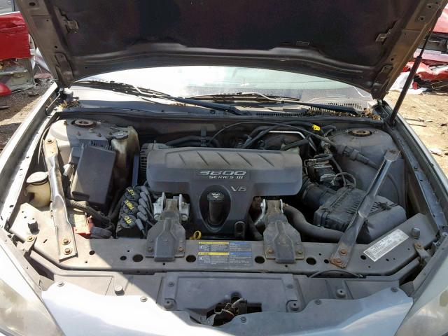 2G2WS522651154941 - 2005 PONTIAC GRAND PRIX GRAY photo 7