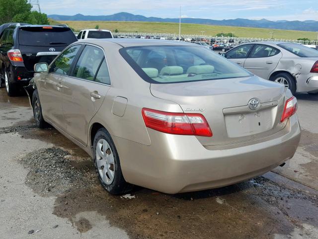 4T4BE46K78R035649 - 2008 TOYOTA CAMRY CE GOLD photo 3