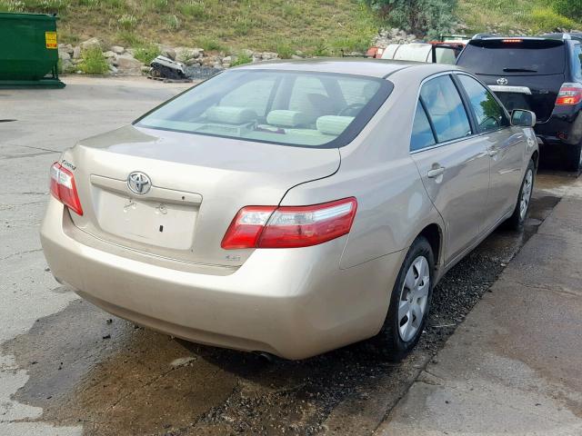 4T4BE46K78R035649 - 2008 TOYOTA CAMRY CE GOLD photo 4