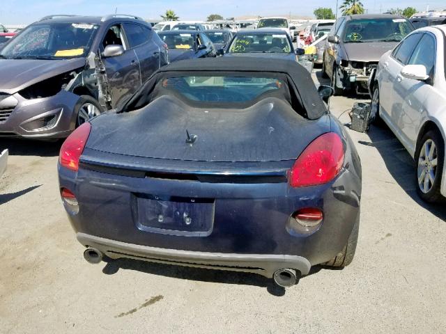 1G2MG35X97Y128189 - 2007 PONTIAC SOLSTICE G BLUE photo 6