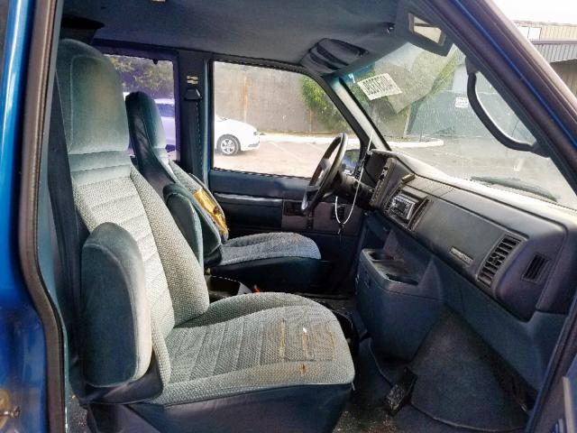 1GNDM19Z7PB131879 - 1993 CHEVROLET ASTRO BLUE photo 5