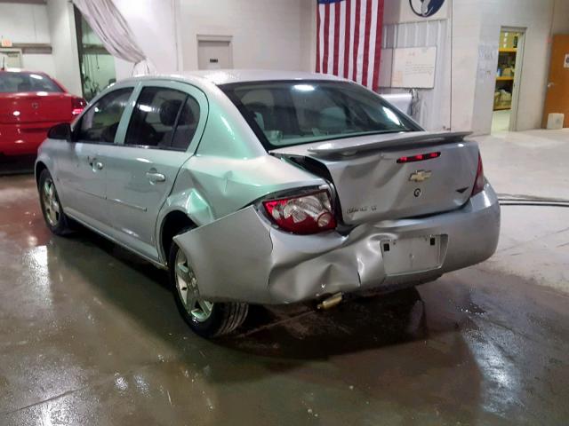 1G1AL55F967708388 - 2006 CHEVROLET COBALT LT SILVER photo 3