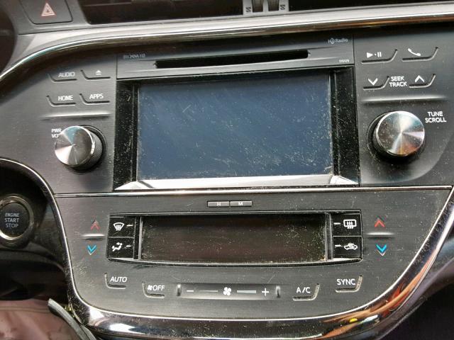 4T1BK1EB1JU285719 - 2018 TOYOTA AVALON XLE BLACK photo 9