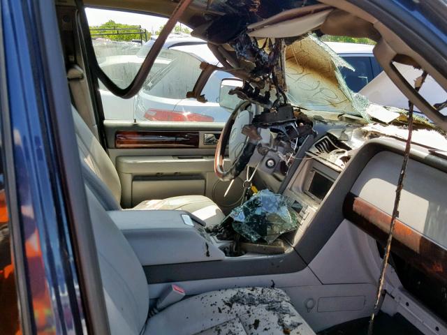 5LMFU28R44LJ06848 - 2004 LINCOLN NAVIGATOR 蓝色 照片 5