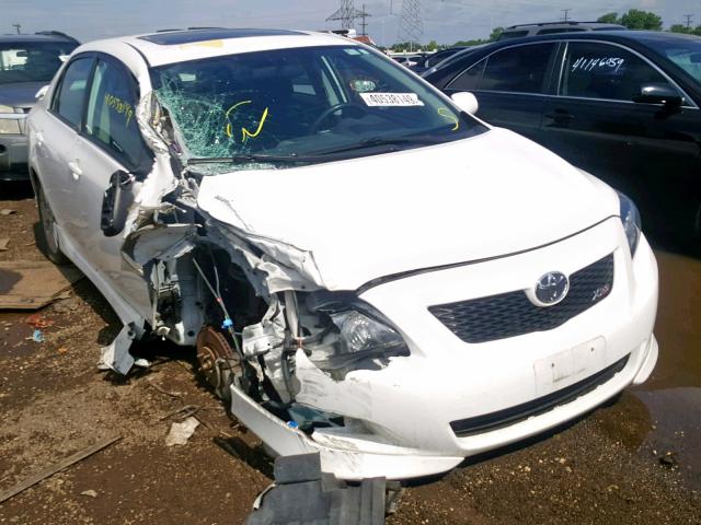 1NXBE40E79Z012466 - 2009 TOYOTA COROLLA XR 白色 照片 1
