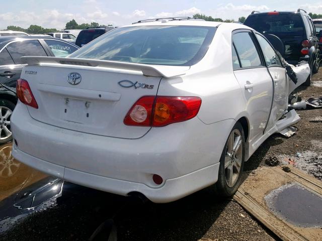 1NXBE40E79Z012466 - 2009 TOYOTA COROLLA XR 白色 照片 4