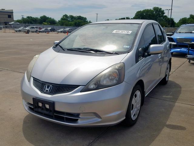 JHMGE8H31DC002114 - 2013 HONDA FIT SILVER photo 2