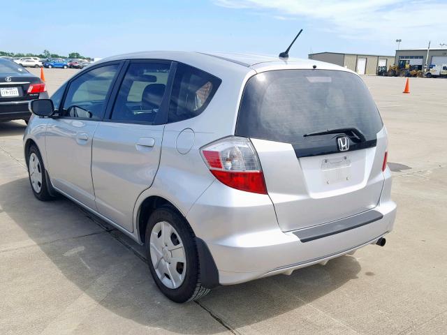 JHMGE8H31DC002114 - 2013 HONDA FIT SILVER photo 3