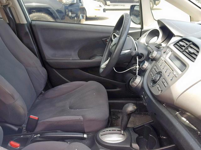 JHMGE8H31DC002114 - 2013 HONDA FIT SILVER photo 5