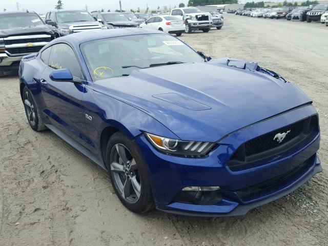 1FA6P8CF3G5238643 - 2016 FORD MUSTANG GT BLUE photo 1