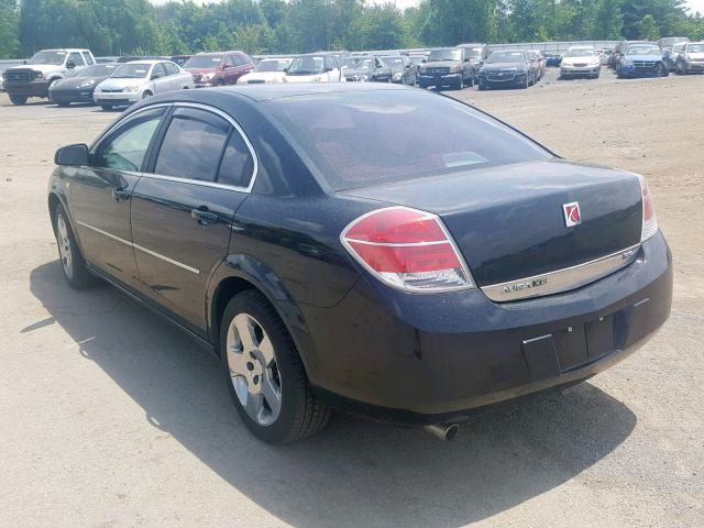 1G8ZS57N98F266670 - 2008 SATURN AURA XE BLACK photo 3