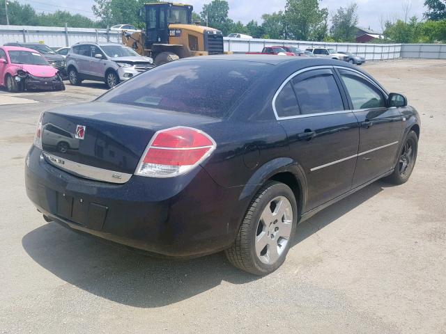 1G8ZS57N98F266670 - 2008 SATURN AURA XE BLACK photo 4