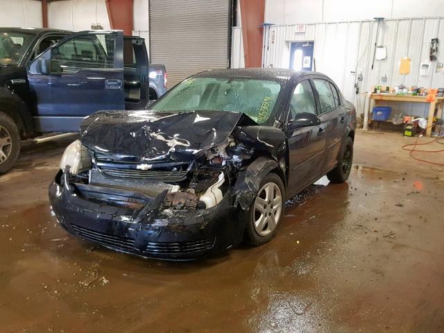 1G1AL58F887260966 - 2008 CHEVROLET COBALT LT BLACK photo 2