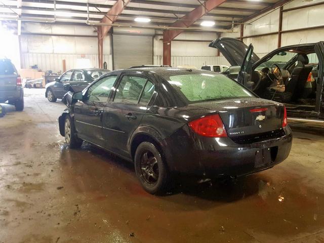 1G1AL58F887260966 - 2008 CHEVROLET COBALT LT BLACK photo 3