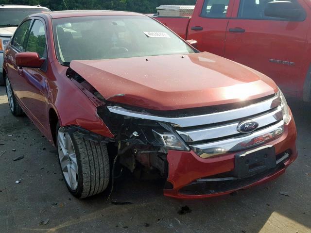 3FAHP0DC1AR224534 - 2010 FORD FUSION SPO RED photo 1