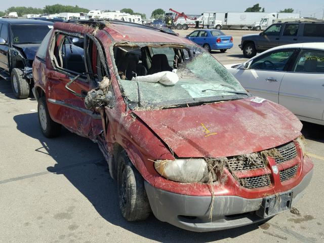 1B4GP25B41B179727 - 2001 DODGE CARAVAN SE BURGUNDY photo 1