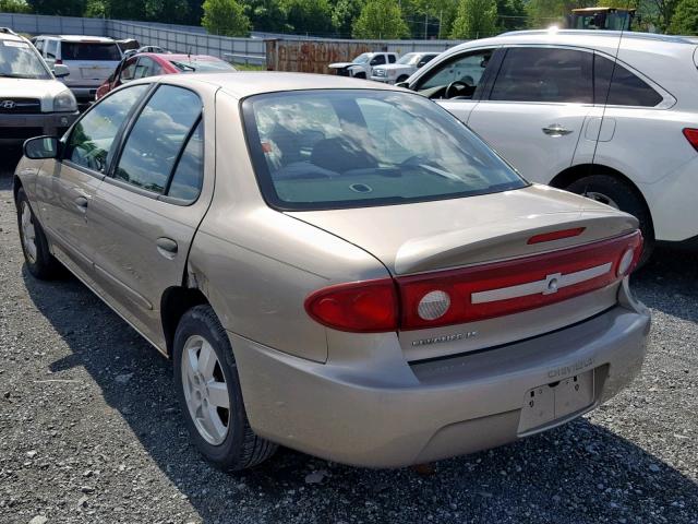 1G1JF52F537134007 - 2003 CHEVROLET CAVALIER L GOLD photo 3