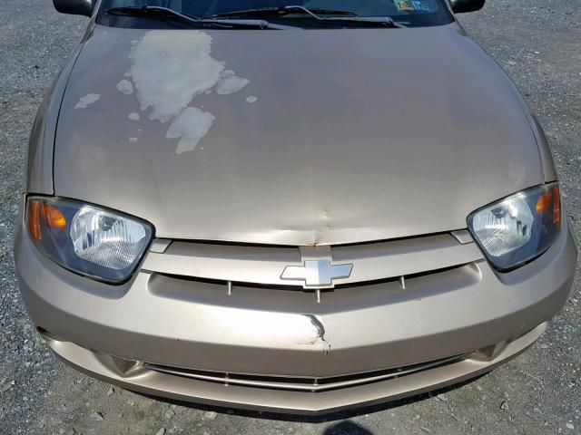 1G1JF52F537134007 - 2003 CHEVROLET CAVALIER L GOLD photo 7