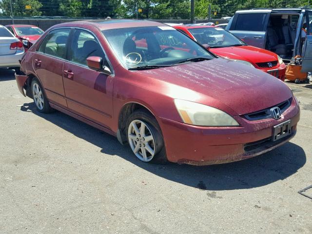 1HGCM66523A059123 - 2003 HONDA ACCORD EX MAROON photo 1