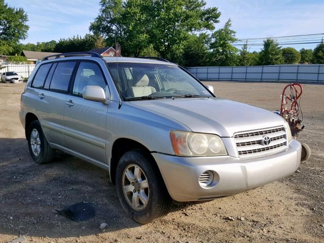 JTEHF21A820065570 - 2002 TOYOTA HIGHLANDER SILVER photo 1