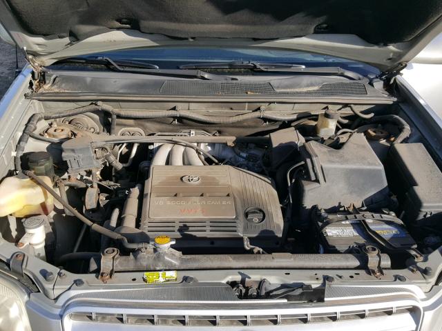 JTEHF21A820065570 - 2002 TOYOTA HIGHLANDER SILVER photo 7