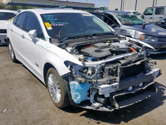 3FA6P0SU7ER306809 - 2014 FORD FUSION TIT WHITE photo 1