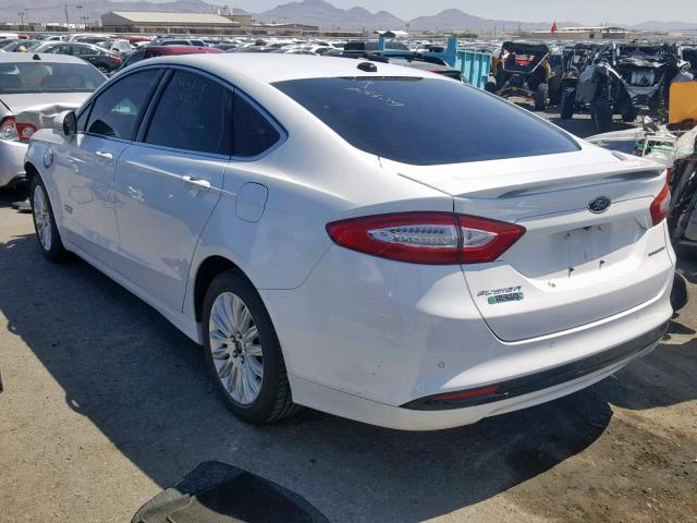 3FA6P0SU7ER306809 - 2014 FORD FUSION TIT WHITE photo 3