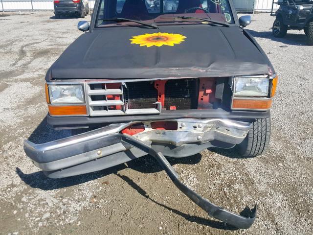 1FTCR10AXNUB08997 - 1992 FORD RANGER BLACK photo 9