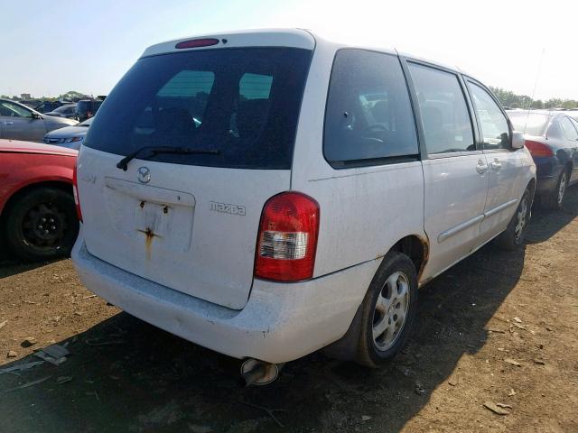 JM3LW28G0Y0117914 - 2000 MAZDA MPV WAGON WHITE photo 4